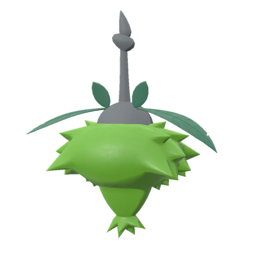 Wormadam Plant Cloak, Back, in Legends: Arceus