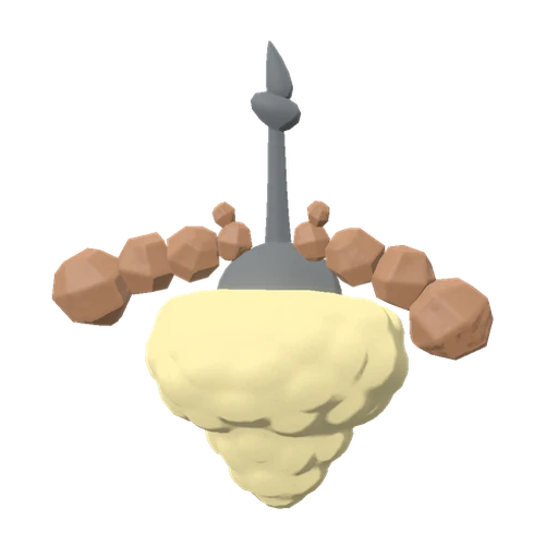 Wormadam Sandy Cloak, Back, in Legends: Arceus