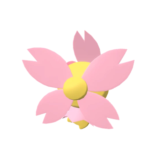 Cherrim Sunshine Form, Back, in Legends: Arceus