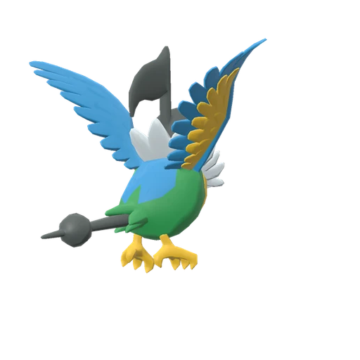 Chatot, Back, in Legends: Arceus