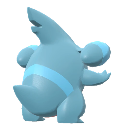Gible, Back, in Legends: Arceus