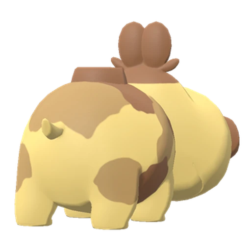 Hippopotas, Back, in Legends: Arceus