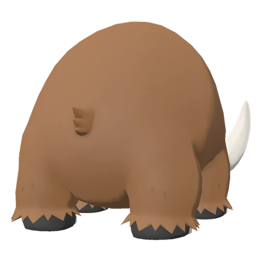 Mamoswine, Back, in Legends: Arceus
