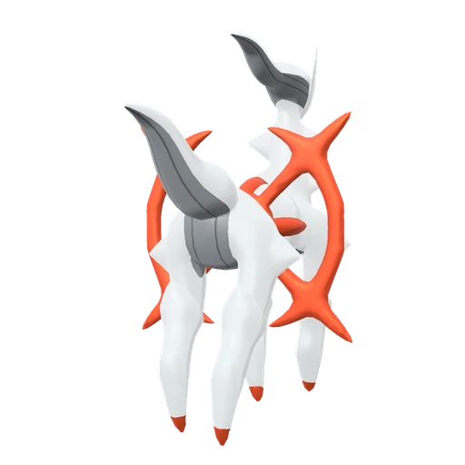Arceus Fighting, Back, in Legends: Arceus