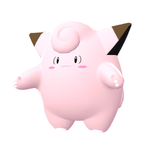 Clefairy, Front, in Legends: Z-A: Mega Dimension