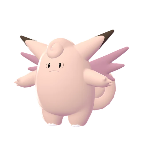 Clefable, Front, in Legends: Z-A: Mega Dimension