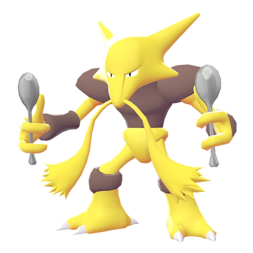 Alakazam, Front, in Legends: Z-A: Mega Dimension