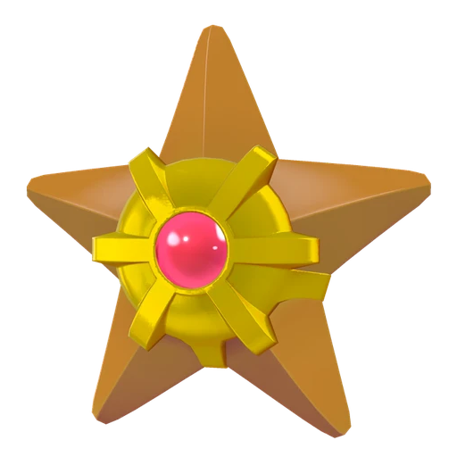 Staryu, Front, in Legends: Z-A: Mega Dimension
