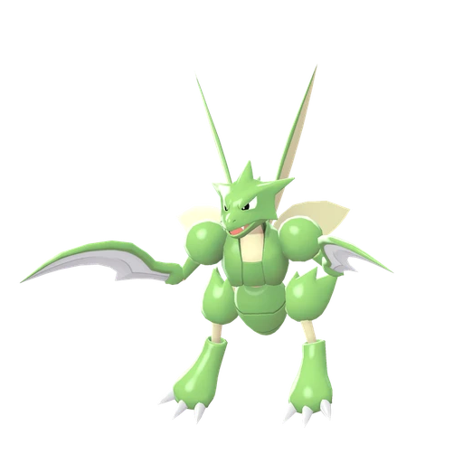 Scyther, Front, in Legends: Z-A: Mega Dimension