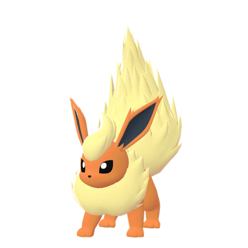 Flareon, Front, in Legends: Z-A: Mega Dimension
