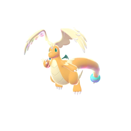 Dragonite Mega, Front, in Legends: Z-A