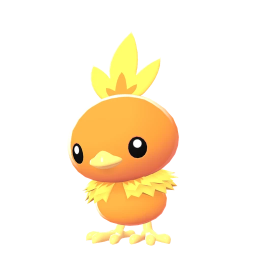 Torchic, Front, in Legends: Z-A