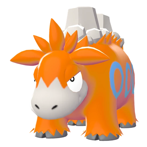 Camerupt, Front, in Legends: Z-A: Mega Dimension