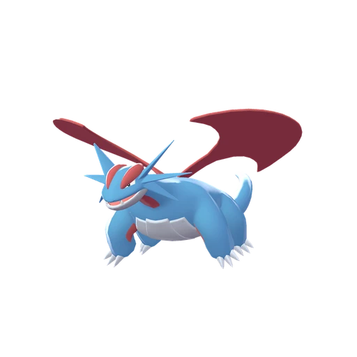 Salamence, Front, in Legends: Z-A: Mega Dimension