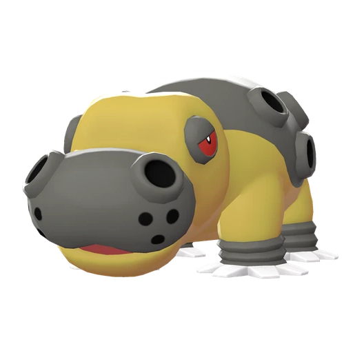 Hippowdon, Front, in Legends: Z-A: Mega Dimension