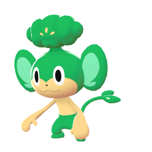 Pansage, Front, in Legends: Z-A: Mega Dimension