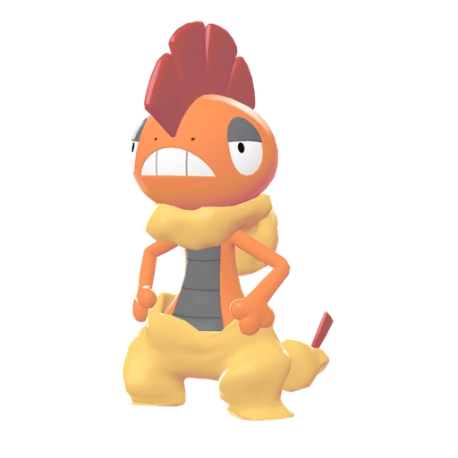 Scrafty, Front, in Legends: Z-A: Mega Dimension