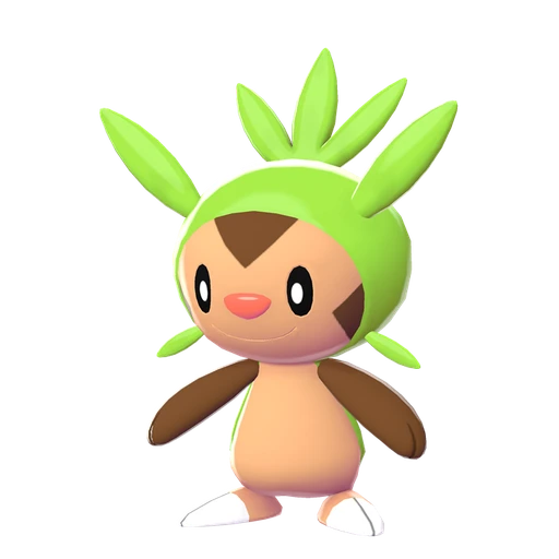 Chespin, Front, in Legends: Z-A: Mega Dimension