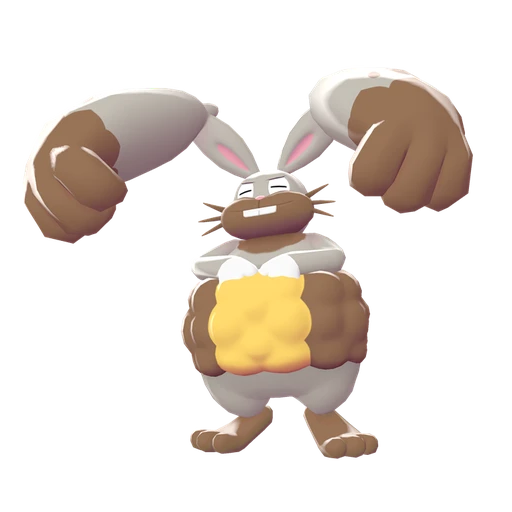 Diggersby, Front, in Legends: Z-A: Mega Dimension
