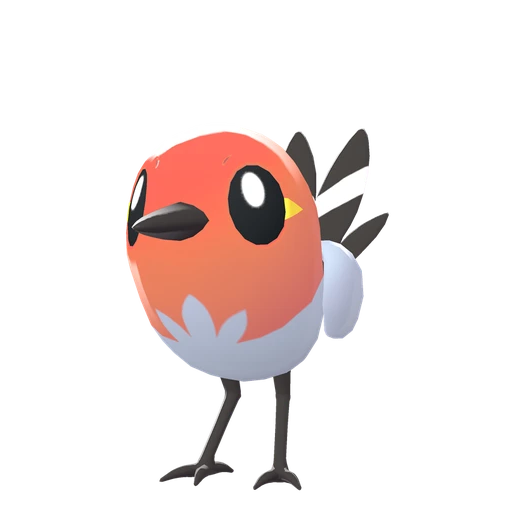 Fletchling, Front, in Legends: Z-A: Mega Dimension