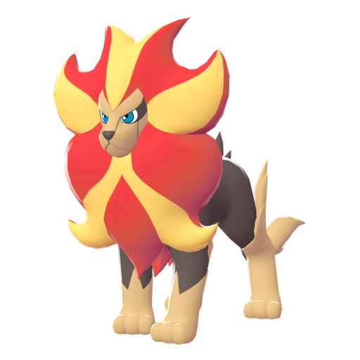 Pyroar, Front, in Legends: Z-A: Mega Dimension