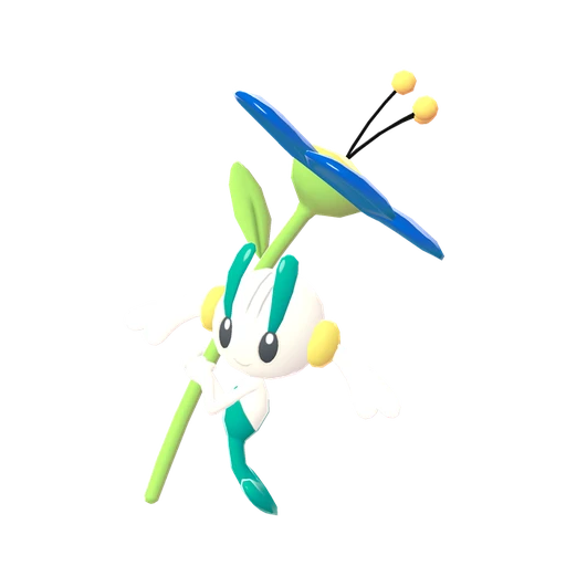 Floette Blue Flower, Front, in Legends: Z-A: Mega Dimension