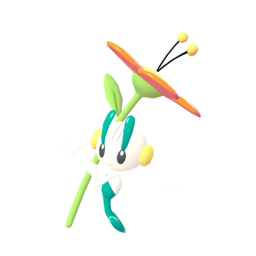 Floette Orange Flower, Front, in Legends: Z-A: Mega Dimension