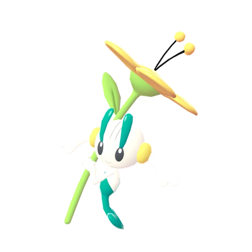 Floette Yellow Flower, Front, in Legends: Z-A: Mega Dimension