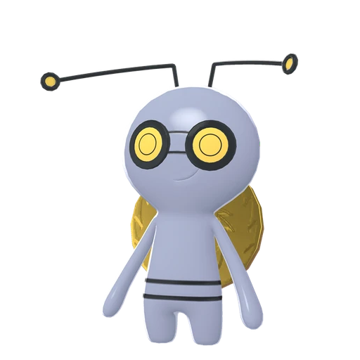 Gimmighoul Roaming Form, Front, in Legends: Z-A: Mega Dimension