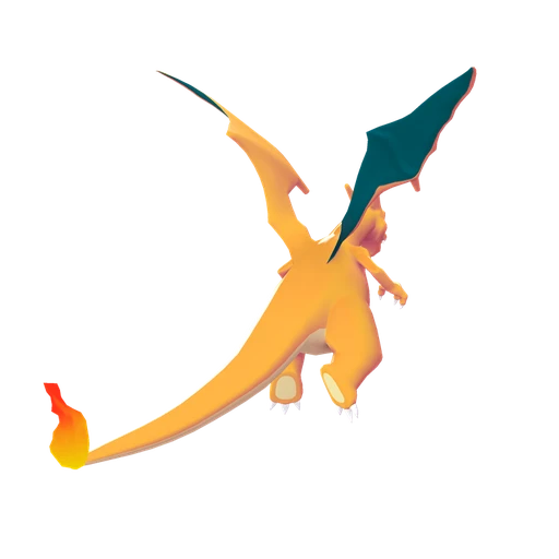 Charizard, Back, in Legends: Z-A: Mega Dimension