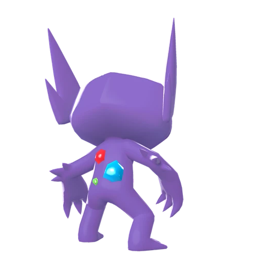 Sableye, Back, in Legends: Z-A: Mega Dimension