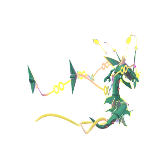 Rayquaza Mega, Back, in Legends: Z-A: Mega Dimension