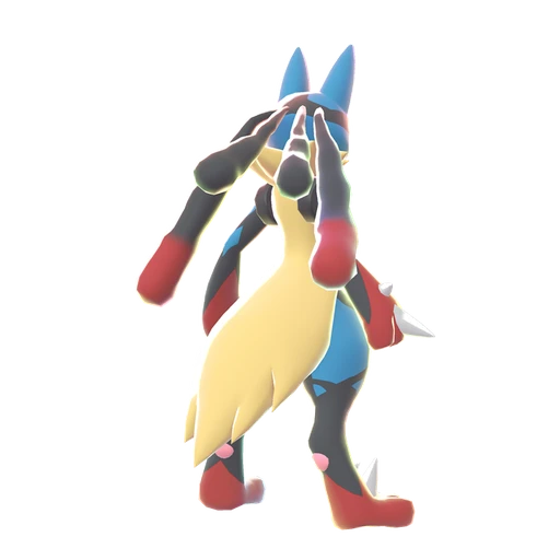 Lucario Mega, Back, in Legends: Z-A