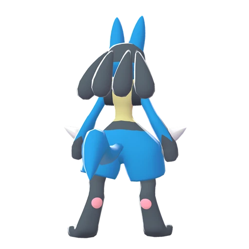 Lucario, Back, in Legends: Z-A: Mega Dimension