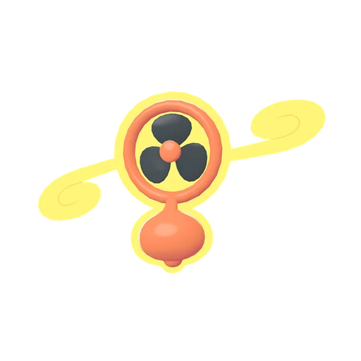 Rotom Fan, Back, in Legends: Z-A: Mega Dimension
