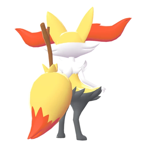 Braixen, Back, in Legends: Z-A: Mega Dimension