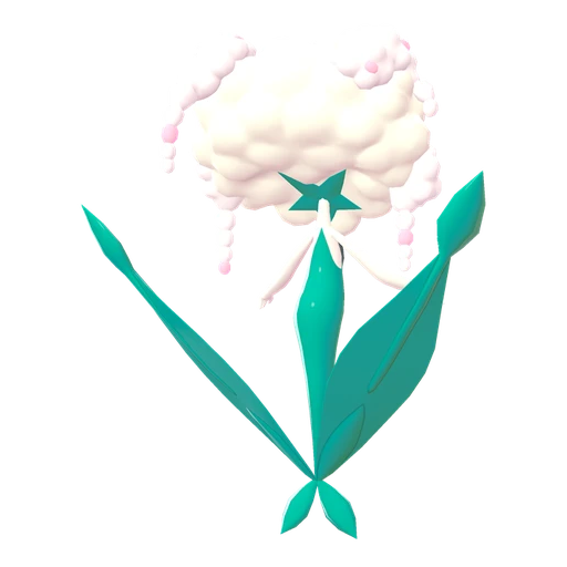 Florges White Flower, Back, in Legends: Z-A: Mega Dimension