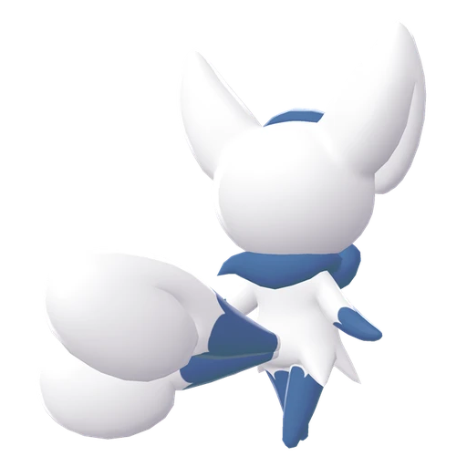 Meowstic Female, Back, in Legends: Z-A: Mega Dimension