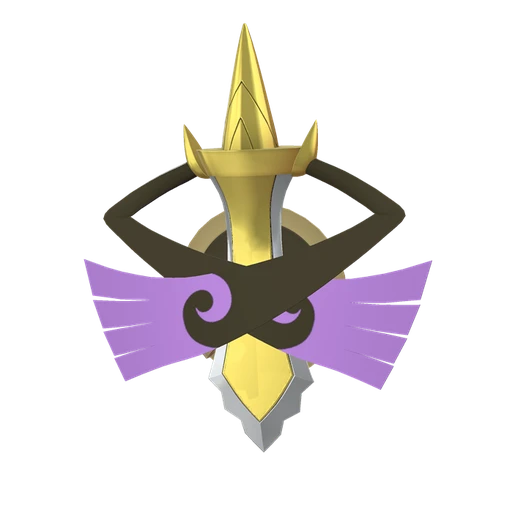 Aegislash Shield Forme, Back, in Legends: Z-A: Mega Dimension