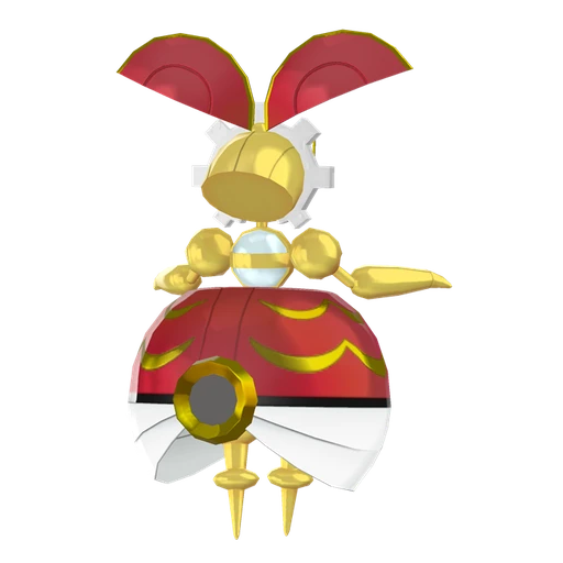 Magearna Original Color, Back, in Legends: Z-A: Mega Dimension