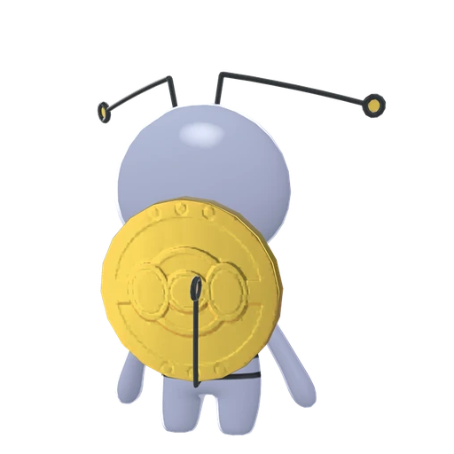 Gimmighoul Roaming Form, Back, in Legends: Z-A: Mega Dimension