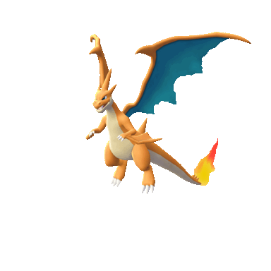 Charizard Mega Y in Let's Go Pikachu & Eevee
