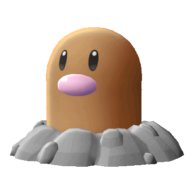 Diglett in Let's Go Pikachu & Eevee