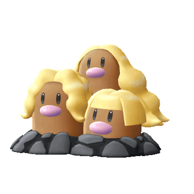 Dugtrio Alolan in Let's Go Pikachu & Eevee