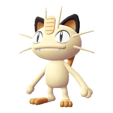 Meowth in Let's Go Pikachu & Eevee