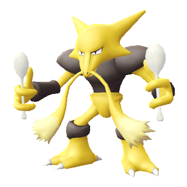 Alakazam in Let's Go Pikachu & Eevee