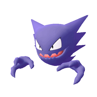 Haunter, Front, in Let's Go, Pikachu! & Let's Go, Eevee!