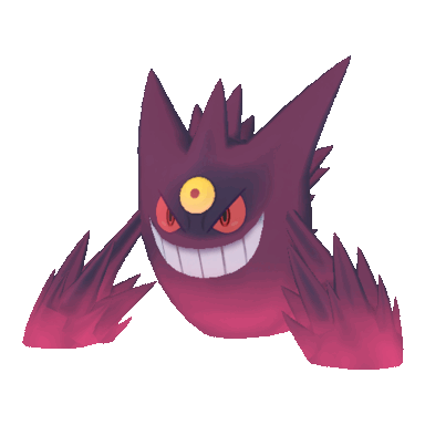 Gengar Mega in Let's Go Pikachu & Eevee