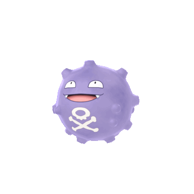 Koffing, Front, in Let's Go, Pikachu! & Let's Go, Eevee!