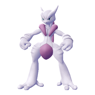 Mewtwo Mega X in Let's Go Pikachu & Eevee